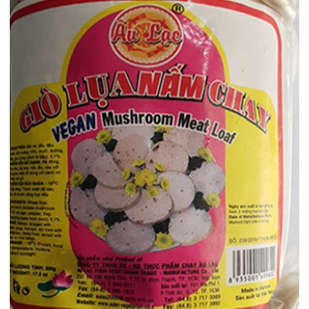 Giò Lụa Nấm Chay Âu Lạc 500g