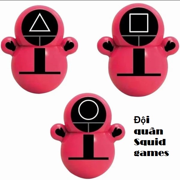 Lật Đật Mini , lật đật mô phỏng nhân vật Squid games -  Lật Đật Mô Hình Trò Chơi Con Mực 2021 Cho Mọi Lứa Tuổi