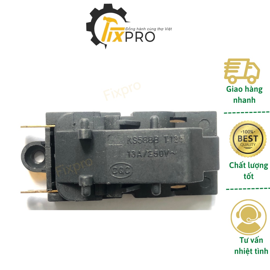 Công tắc ấm siêu tốc 13A/250V KS588B T125 chất lượng tốt