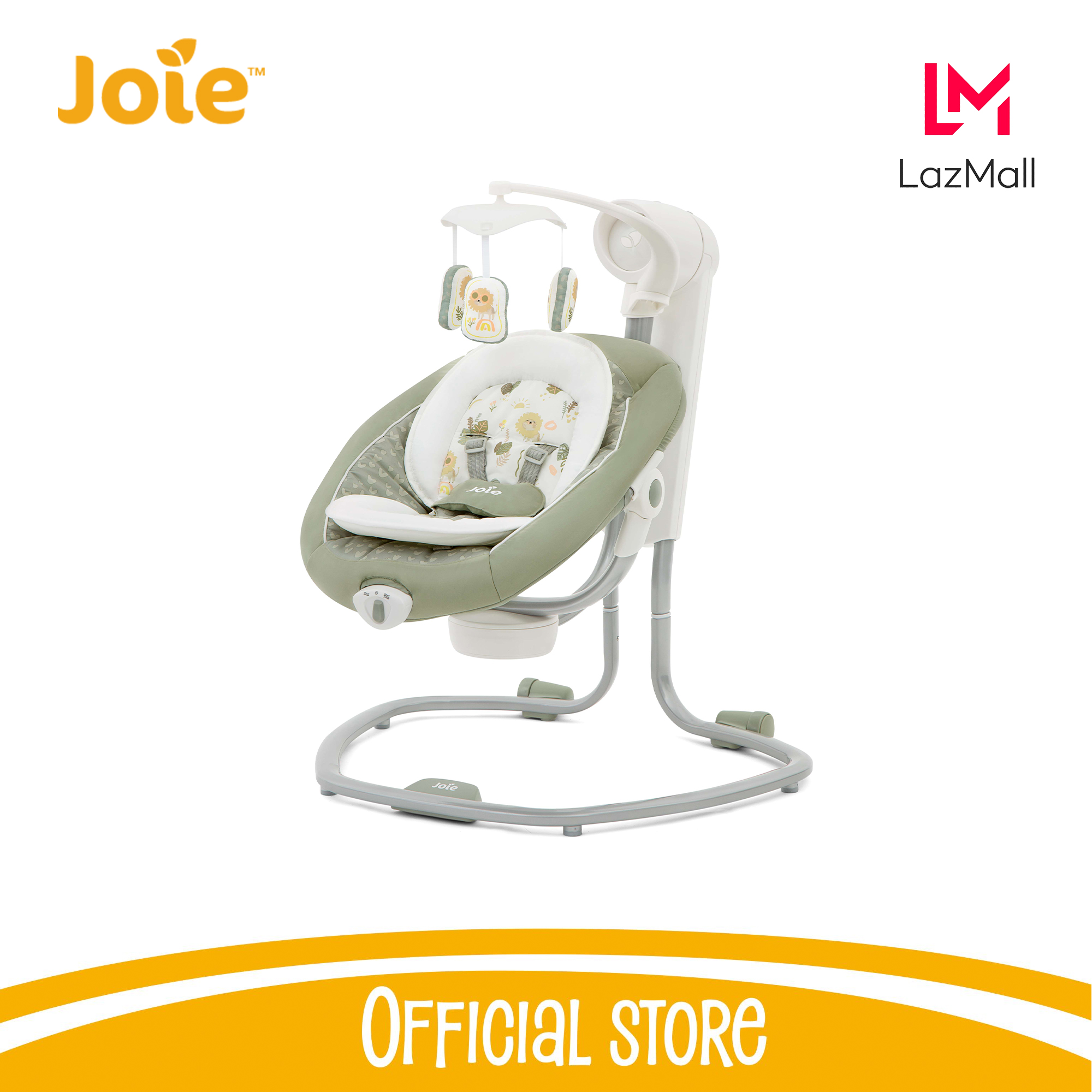 Nôi đưa trẻ em Joie Serina Swivel