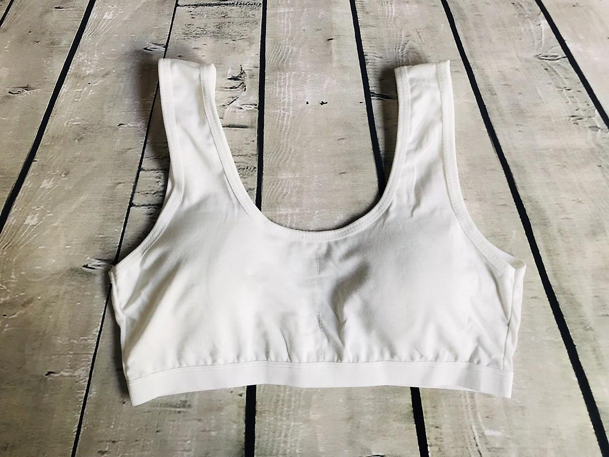 Áo lót học sinh, Combo 4 Áo Lá Học Sinh Cotton 2 Lớp, Áo Học Sinh Lá Trơn, Áo Học Sinh Cấp 2, Áo Lót Học Sinh Dây Bản To