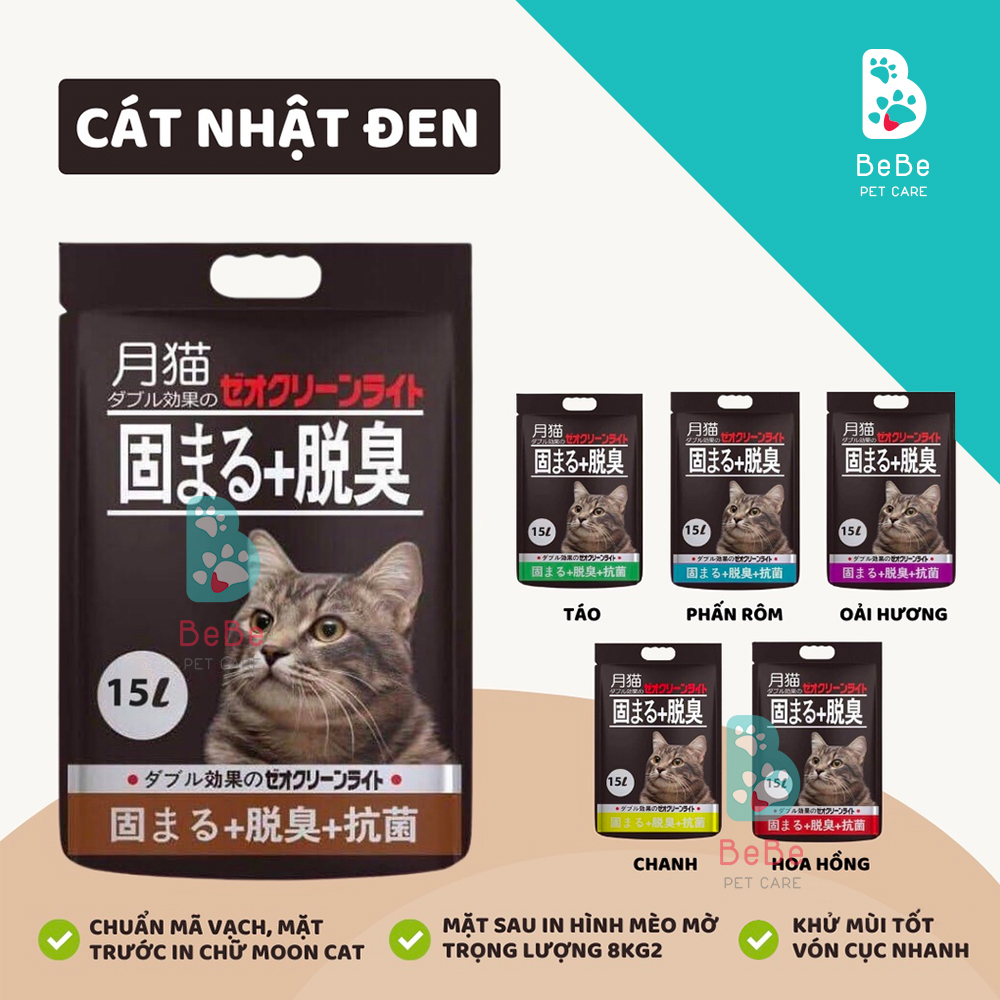 Cát Đất Sét MOON CAT Siêu Thơm Siêu Vón Cho Mèo