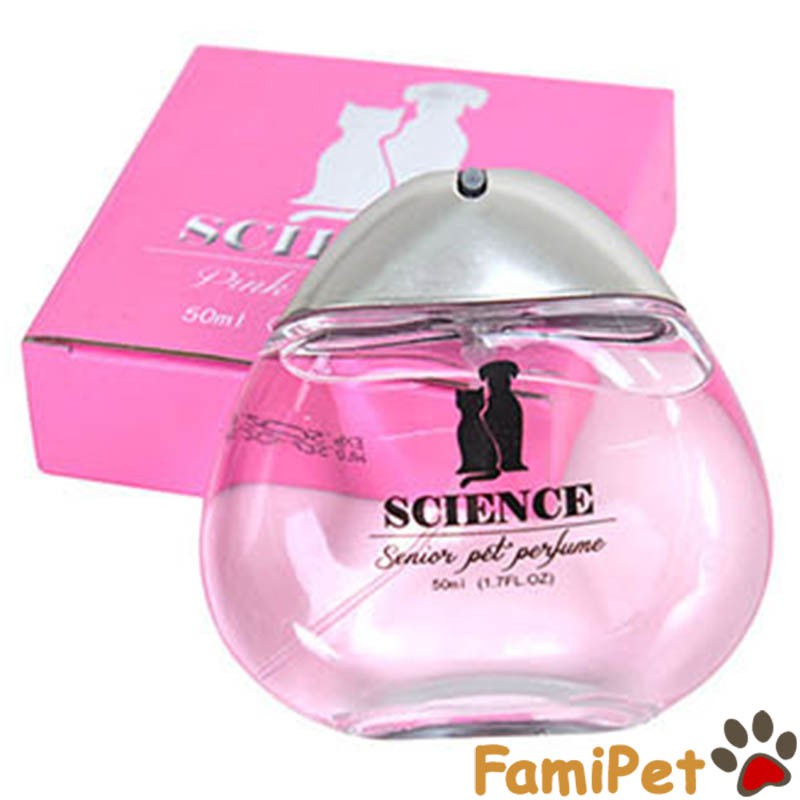 Nước hoa cho chó mèo, thú cưng Science 50ml - Bạc