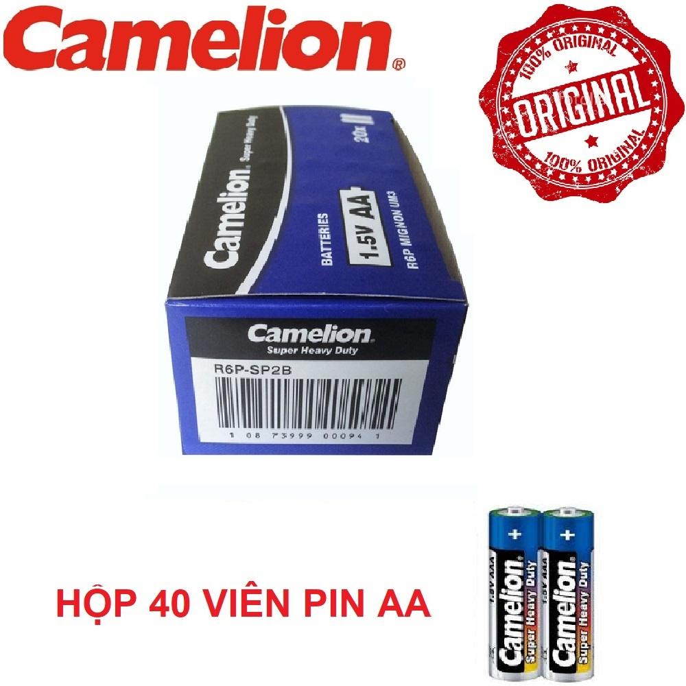 Hộp 40 viên Pin Tiểu AA (2A) Camelion 15VOL (V) chuyên dùng cho remote tivi máy lạnh đồng hồ đồ chơi trẻ em máy chụp hình micro Karaoke Chuột Remote