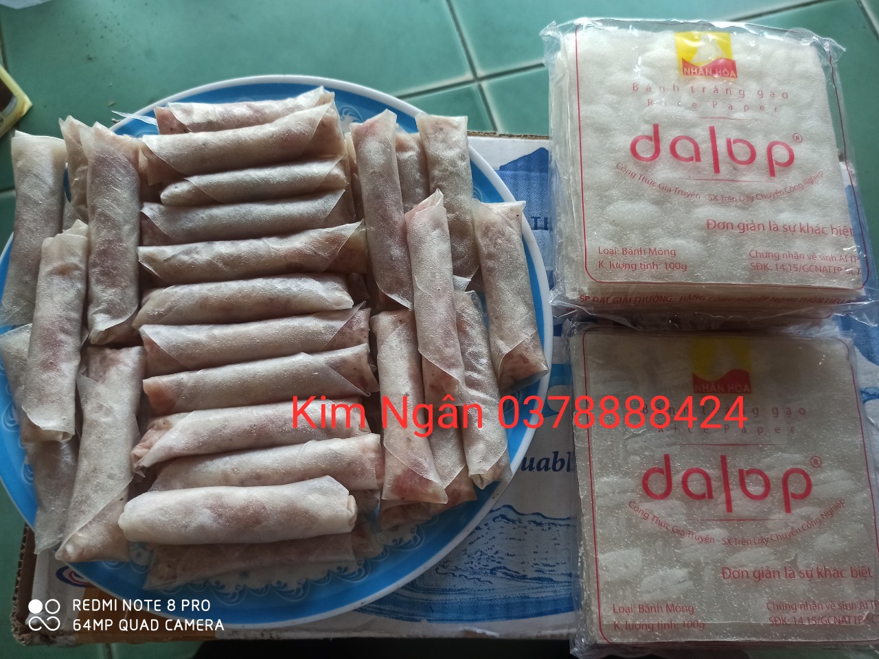 [HCM]Combo 5 xấp Bánh Tráng cuốn chả ram Bình Định Dalap