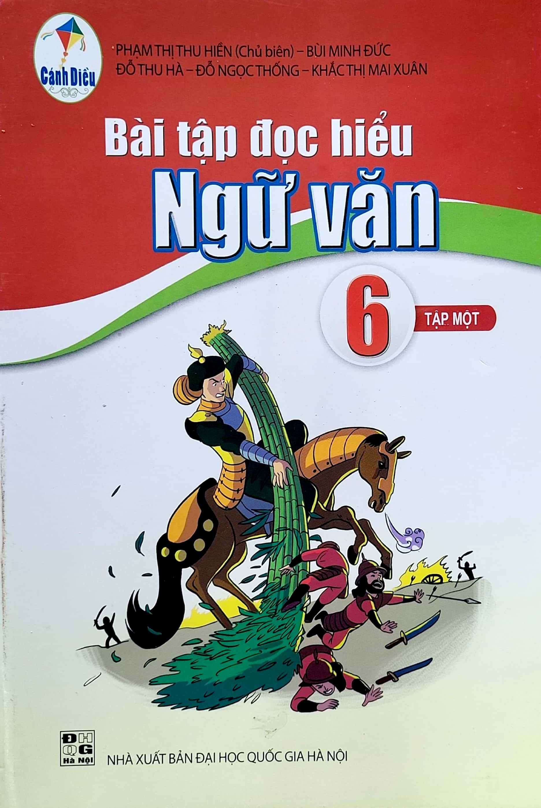 Sách - bài tập đọc hiểu ngữ văn 6 - cánh diều