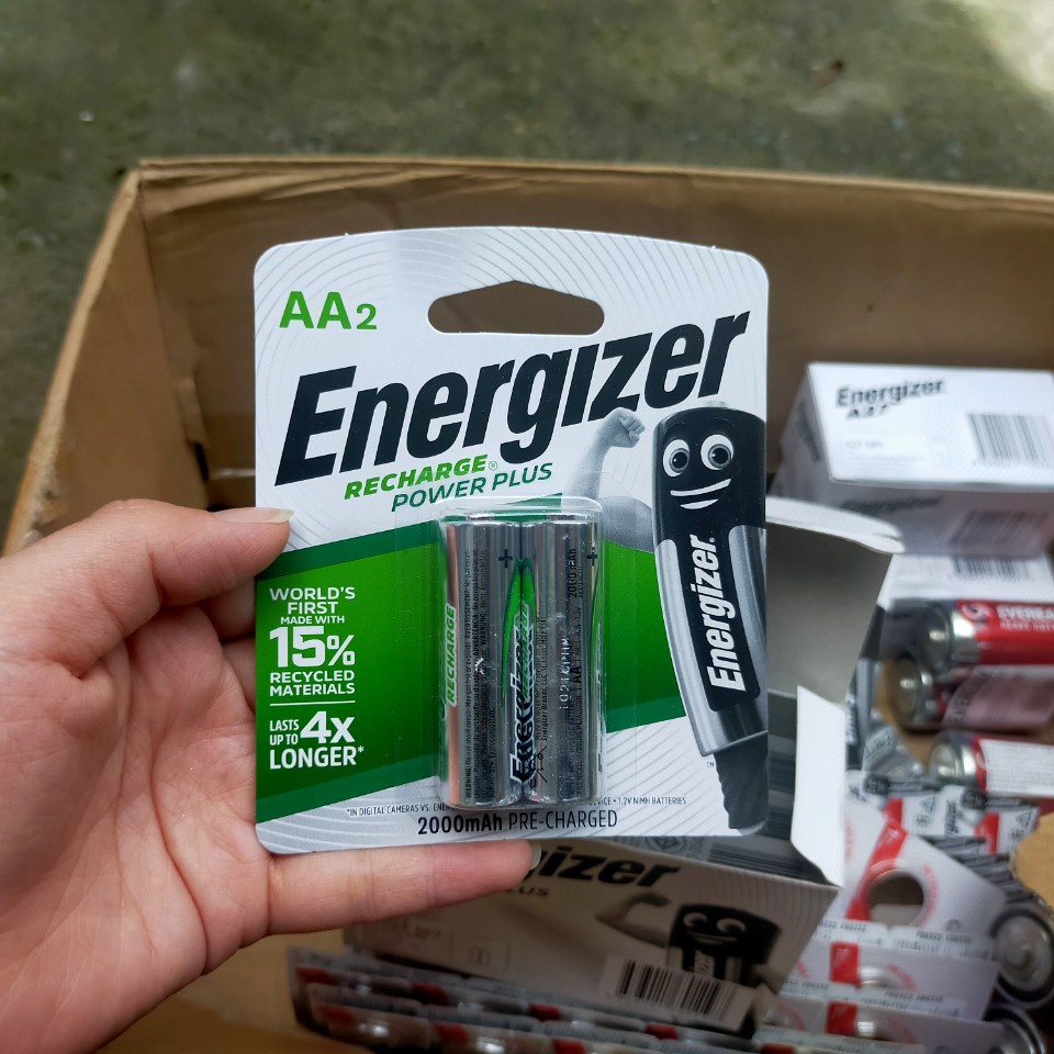 Pin sạc energizer aa 2000mah vỉ 2 viên
