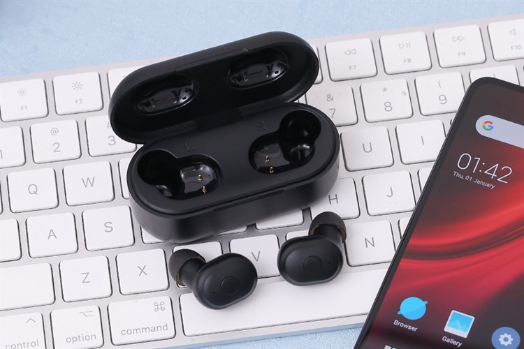 Bluetooth earphones TWS Mozard ds635-wb Black