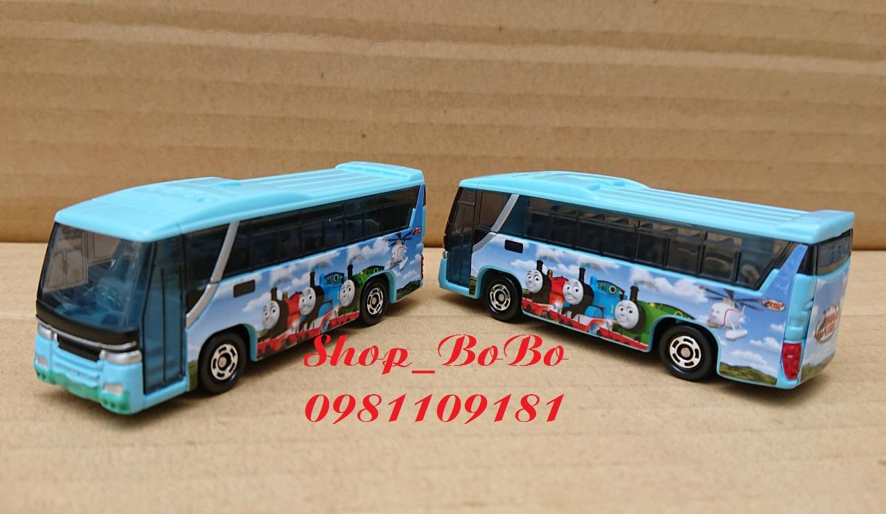 Xe mô hình Tomica - Xe Bus Thomas màu xanh nhạt