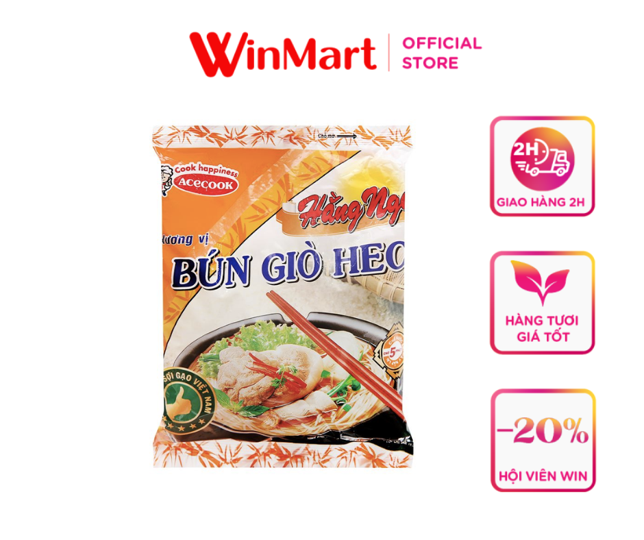 [Siêu thị WinMart] - Bún giò heo Hằng Nga Vina Acecook  gói 75g