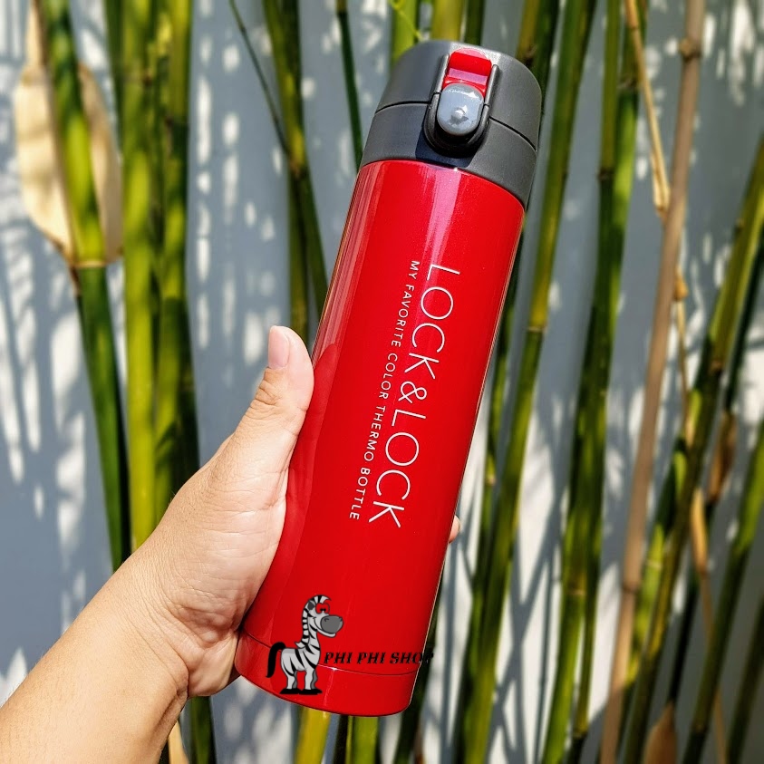 [HCM]Bình Giữ Nhiệt Lock&Lock Cherry Vacuum 450ml LHC540