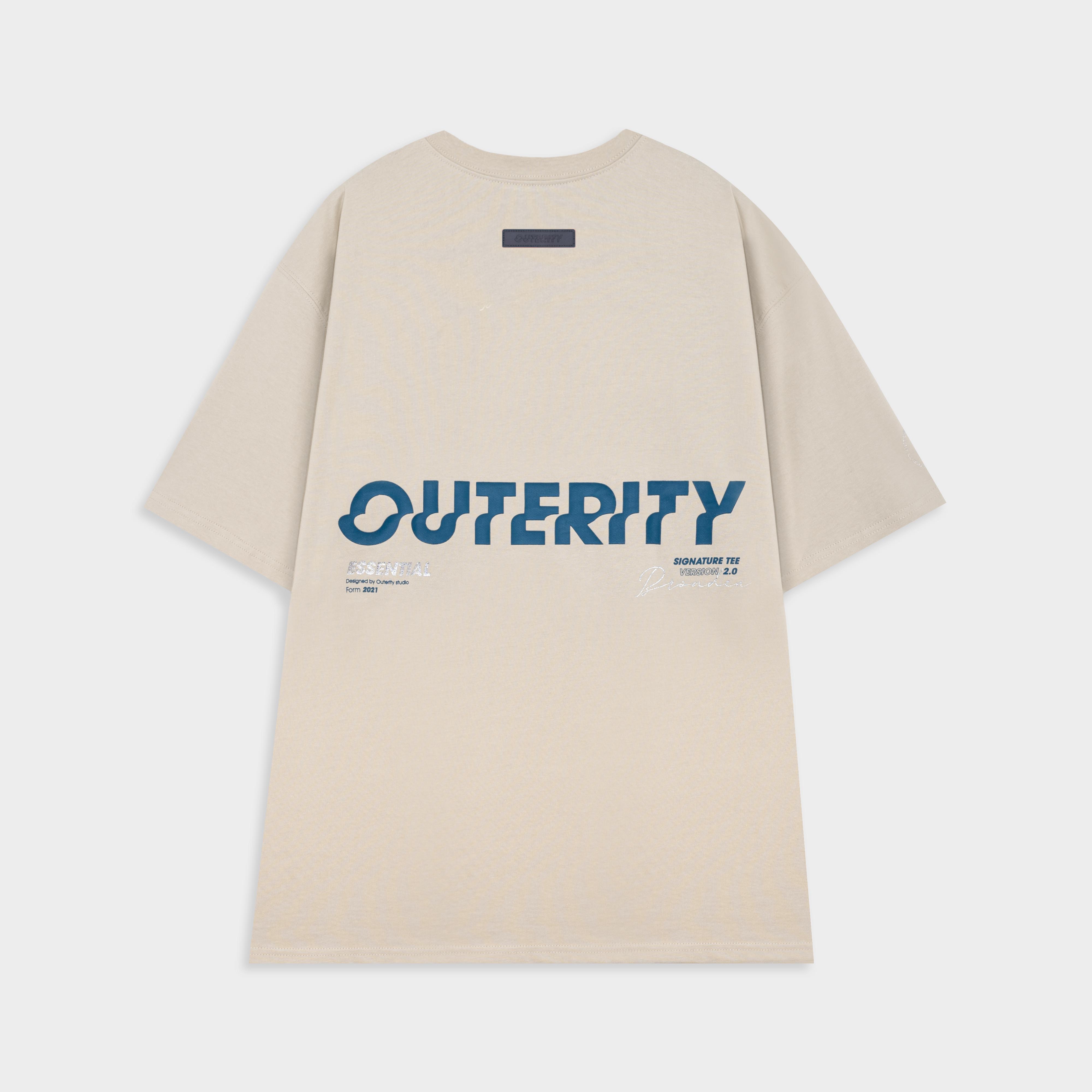 Áo thun Outerity Signature v2.0 / Màu Light Grey - ORP186