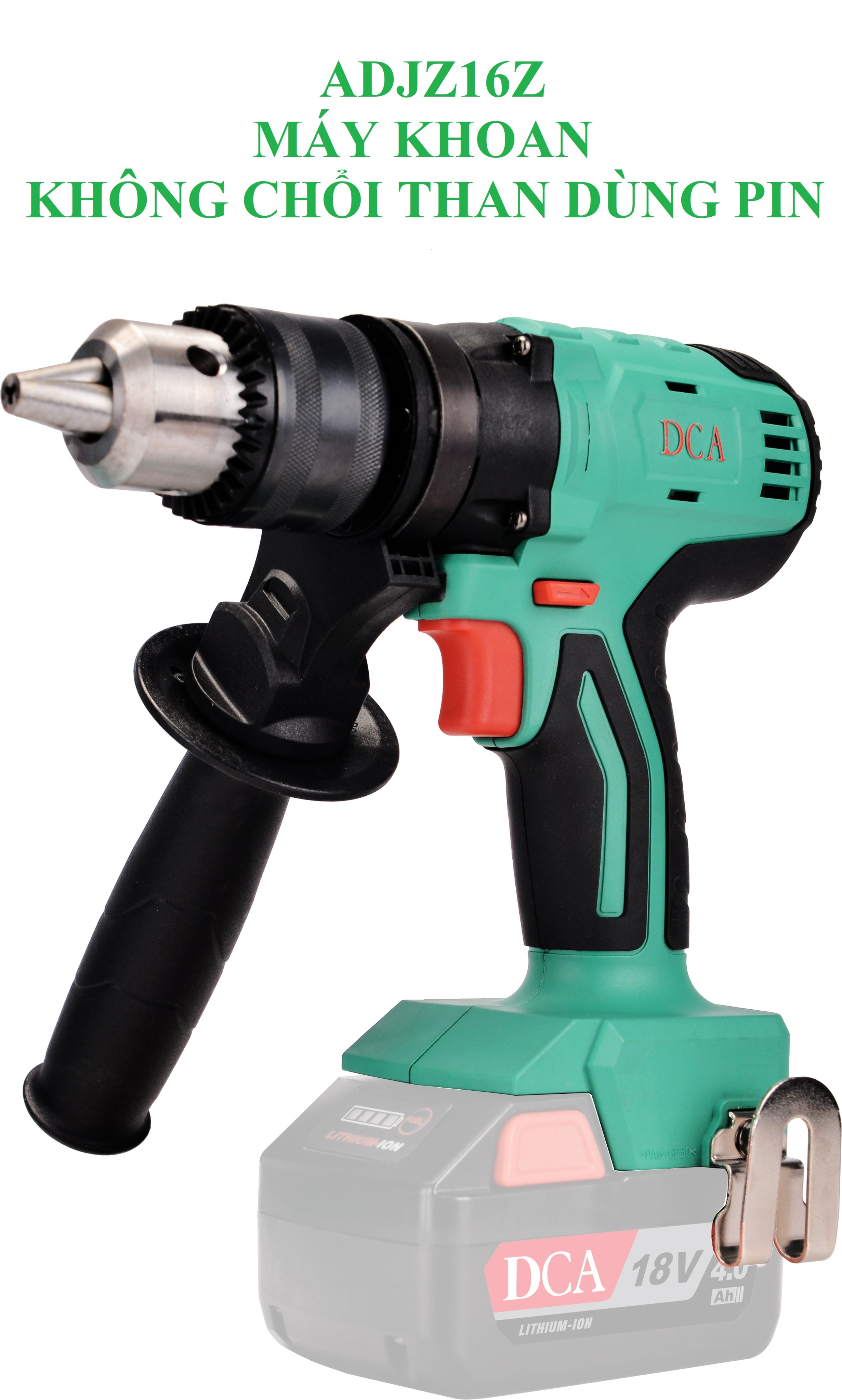 Thân máy khoan dùng pin 18V ko chổi than ADJZ16Z ( KO BAO GỒM PIN + SẠC )