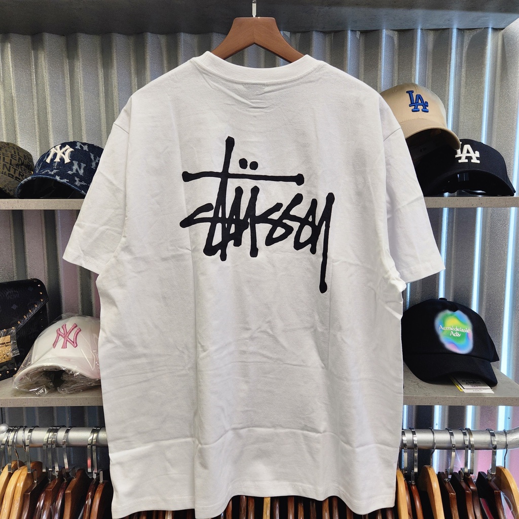 STUS.SY BASIC TEE - Áo thun Stussy Unisex Nam Nữ Authenitc