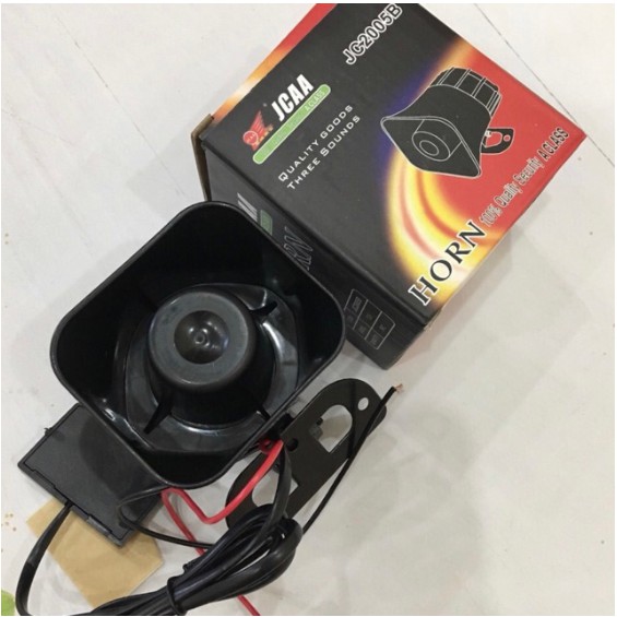 CÒI HÚ 3 CHẾ ĐỘ 12V DÀNH CHO XE MÁY XE ĐẠP ĐIỆN