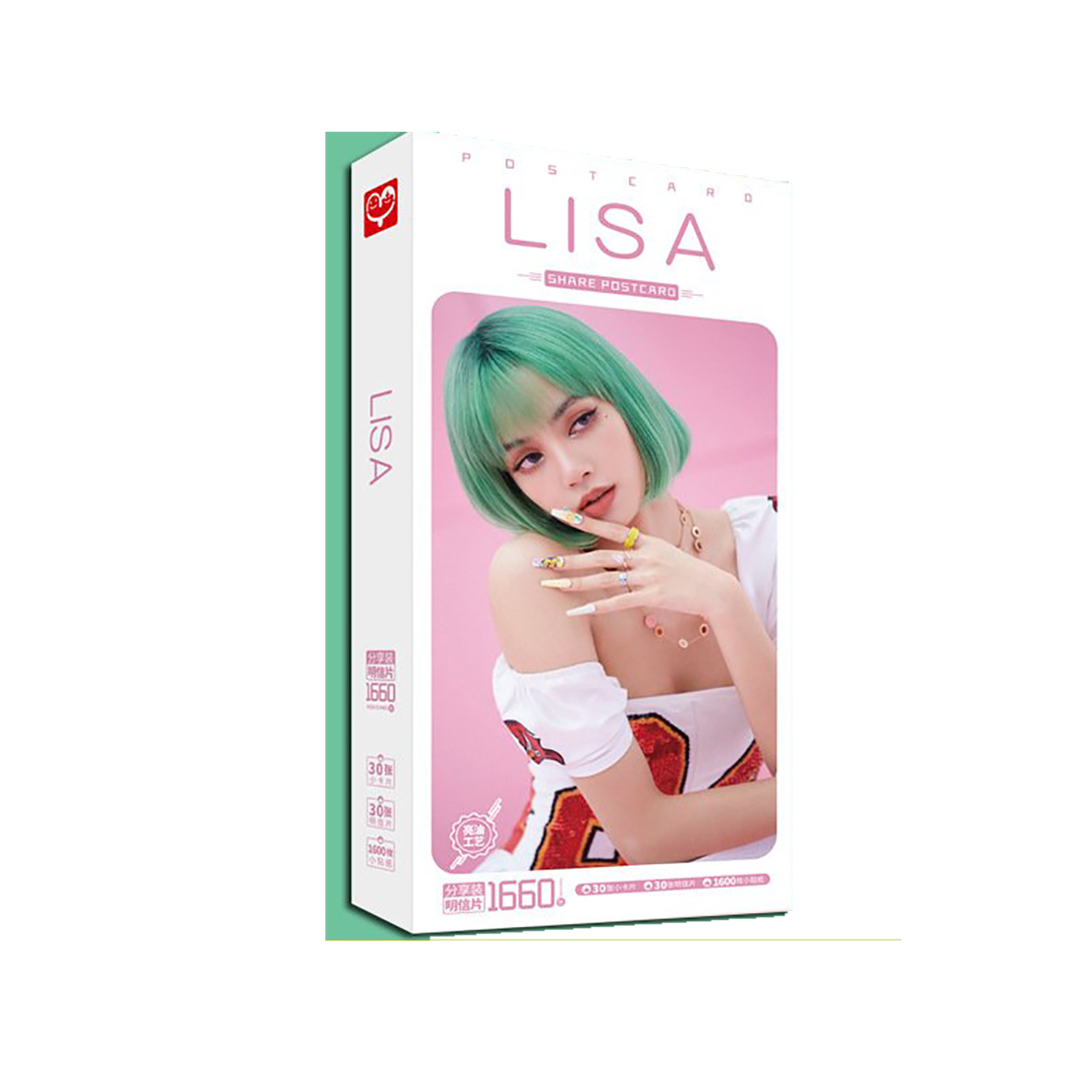 Hộp ảnh Postcard Đen Hồng Lisa