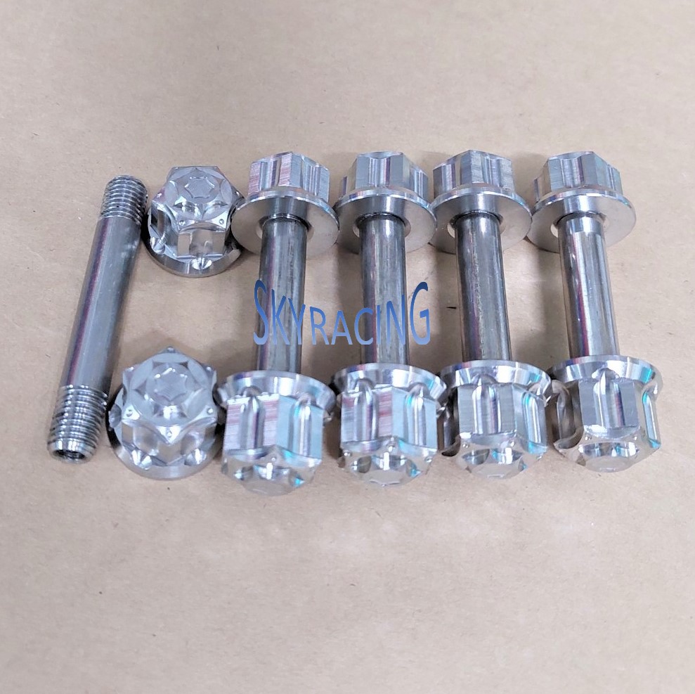 Cốt phuộc inox và 2 con tán inox đầu salaya gắn cho xe winner, winner x, ext10, ext11, ext 135