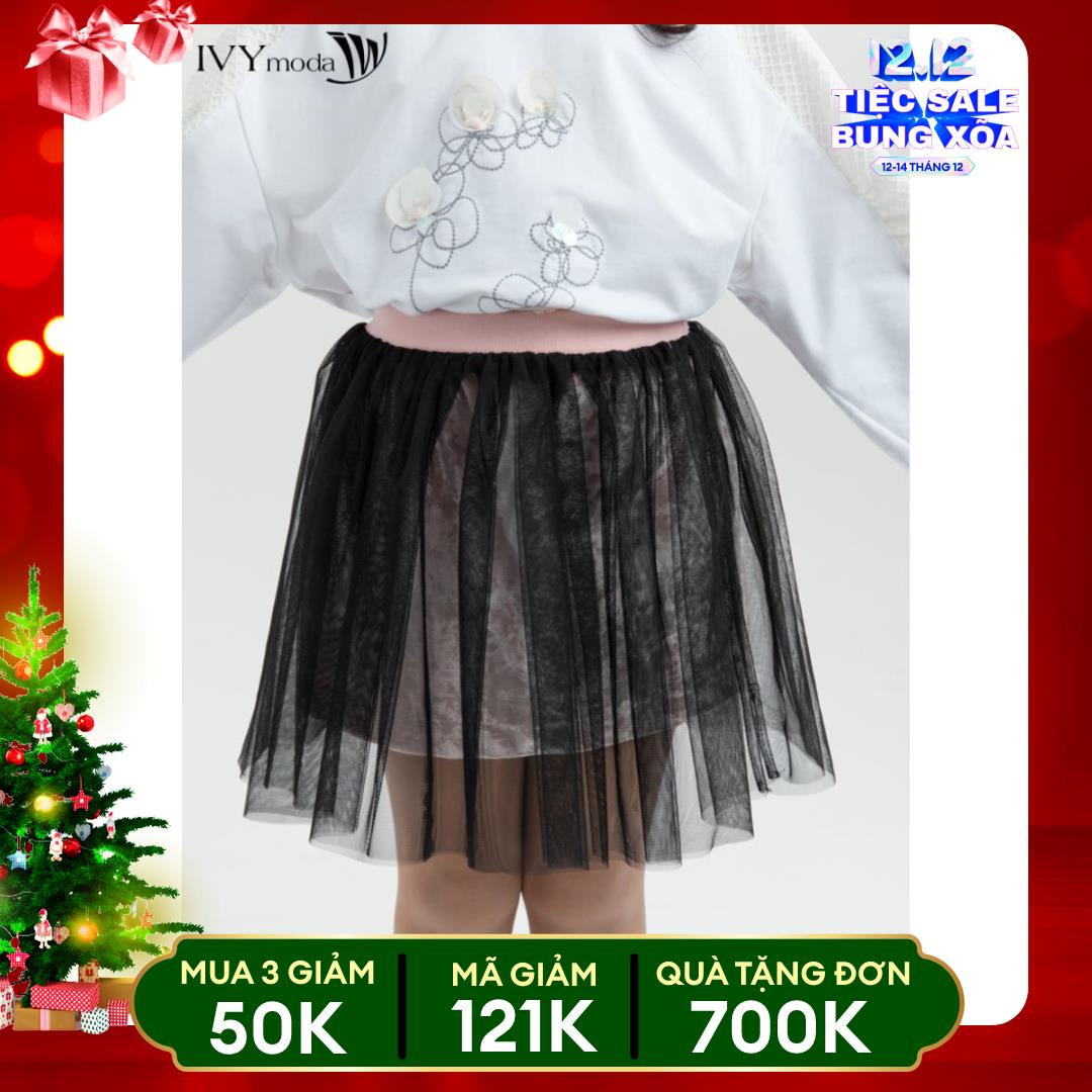 Chân váy bé gái IVY moda MS 31G1174