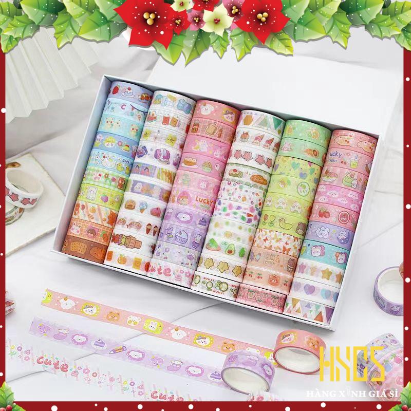 Cuộn Băng Keo Giấy Trang Trí Washi Tape - 1 cuộn