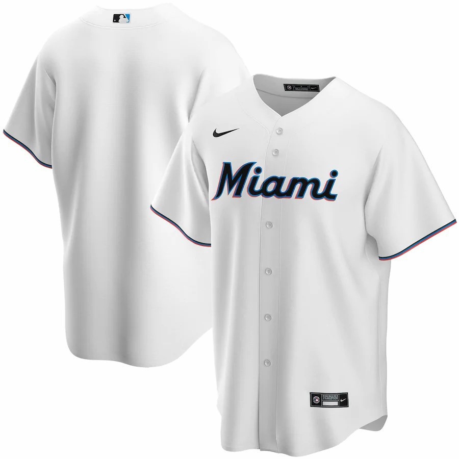 The hottest jersey Men Marlins Miami Marlins Jersey MLB Baseball Jersey