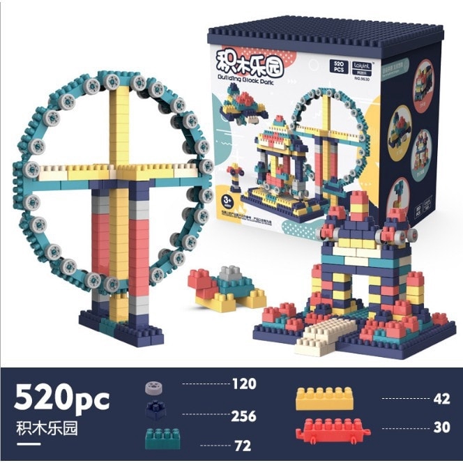 [HCM]Bộ Lego Xếp Hình 520 Chi Tiết
