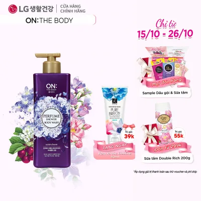 Sữa tắm dưỡng ẩm hương nước hoa On: The Body Perfume Violet Dream 500g - Hương Quyến Rũ