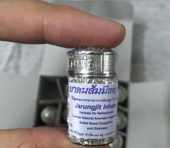 Ống Hít Xoang Bạc/Vàng Thảo Dược Thái Lan