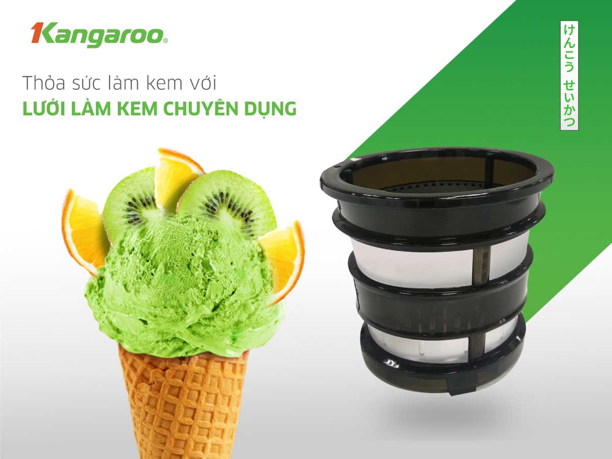 MÁY ÉP CHẬM KANGAROO KG200SJF (665ml - 200W) Hàng Chính Hãng