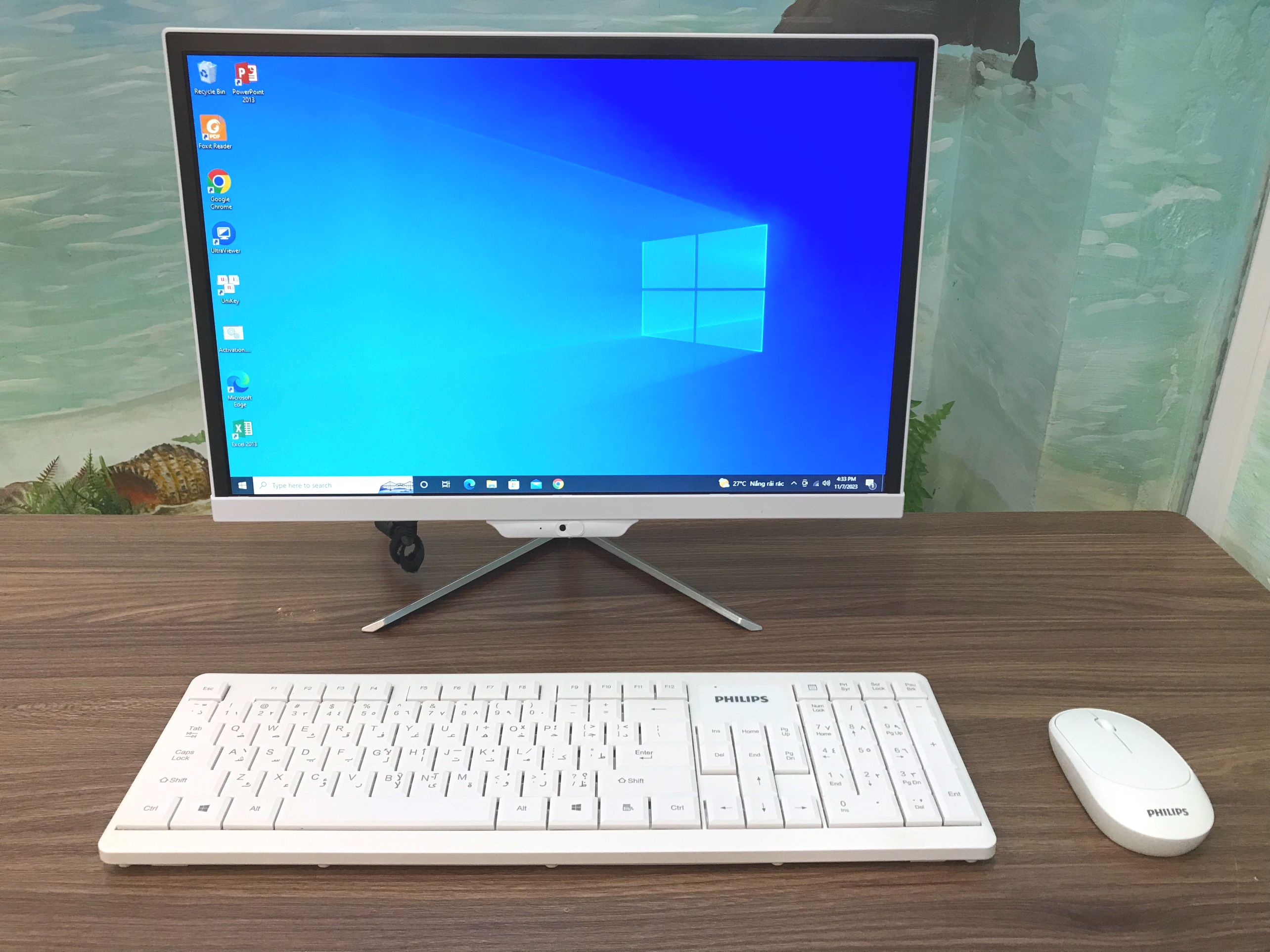 Bộ bàn phím và chuột không dây wireless Philips C314