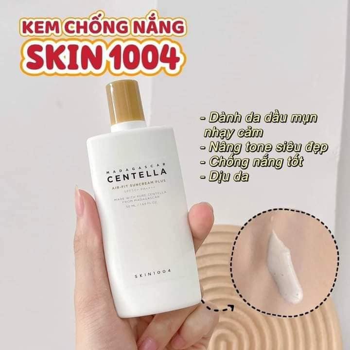 Kem chống nắng skin 1004 centella