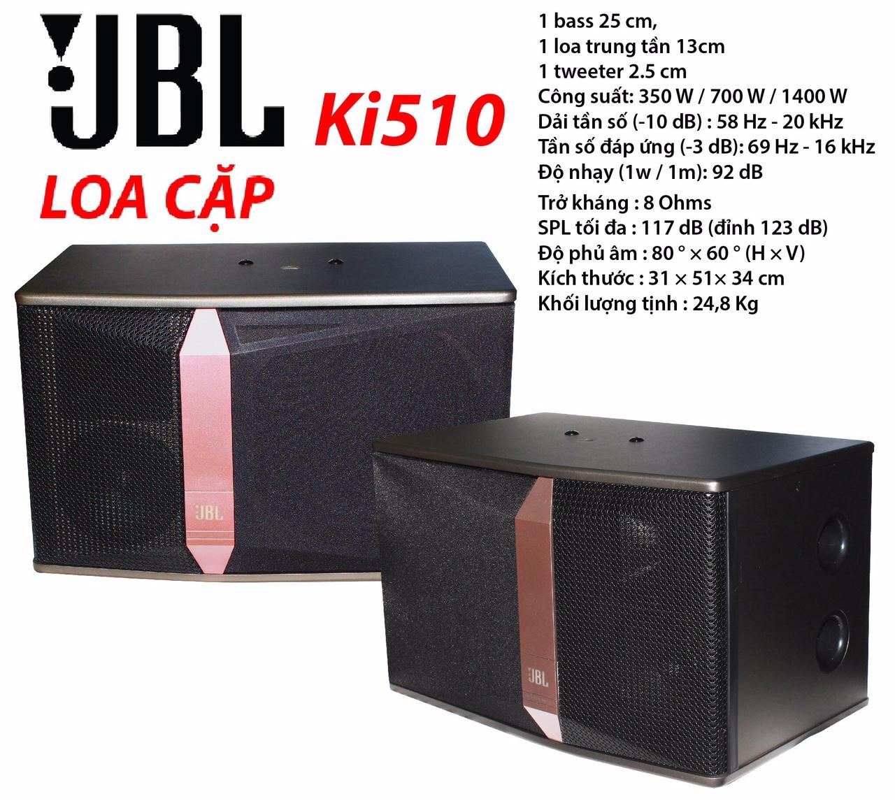 [Trả góp 0%]Loa Karaoke JBL Ki510 (Nhập nguyên con TQ)