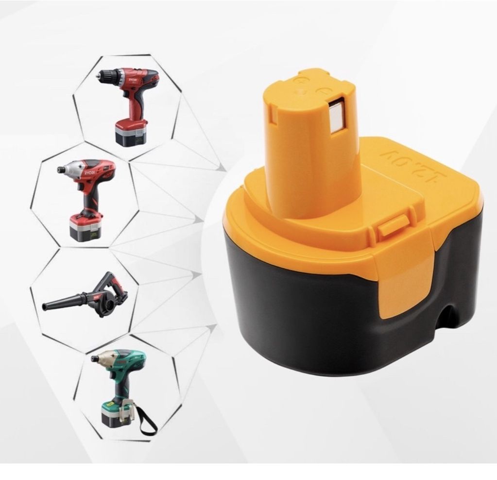 Vỏ pin Ryobi-12V , có thể để được 6 cell 18650