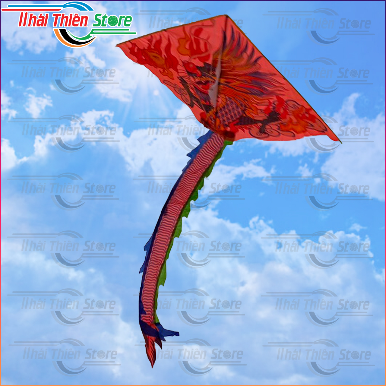 Diều Rồng Ghép Nhiều Màu Long Vân