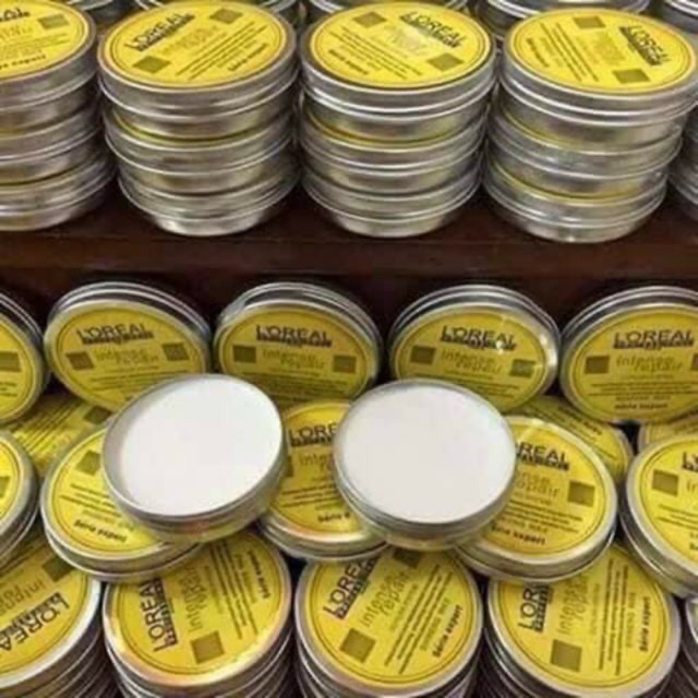 (bán lẻ giá sỉ) Wax thiếc sáp tạo kiểu tóc Loreal đục cứng- sáp tóc loreal trong mềm