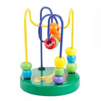 Mê cung luồn hạt - đồ chơi gỗ an toàn cho bé