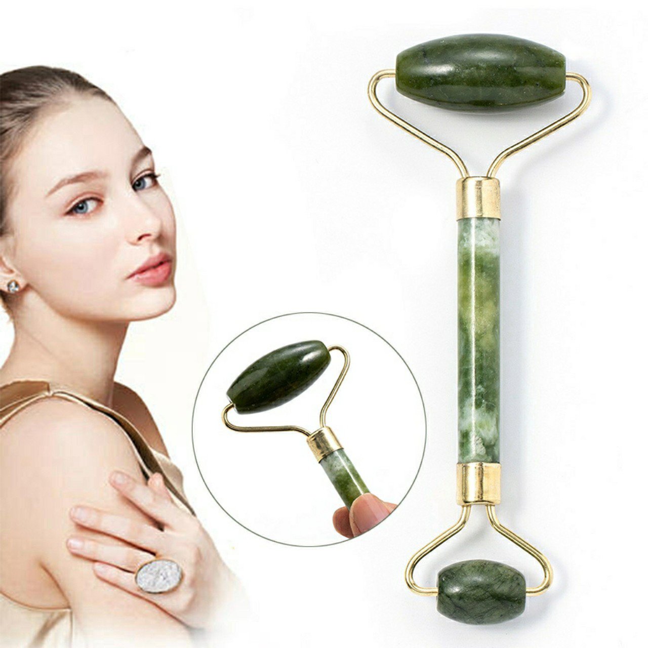 CÂY LĂN MASSAGE MẶT BẰNG ĐÁ 02 ĐẦU