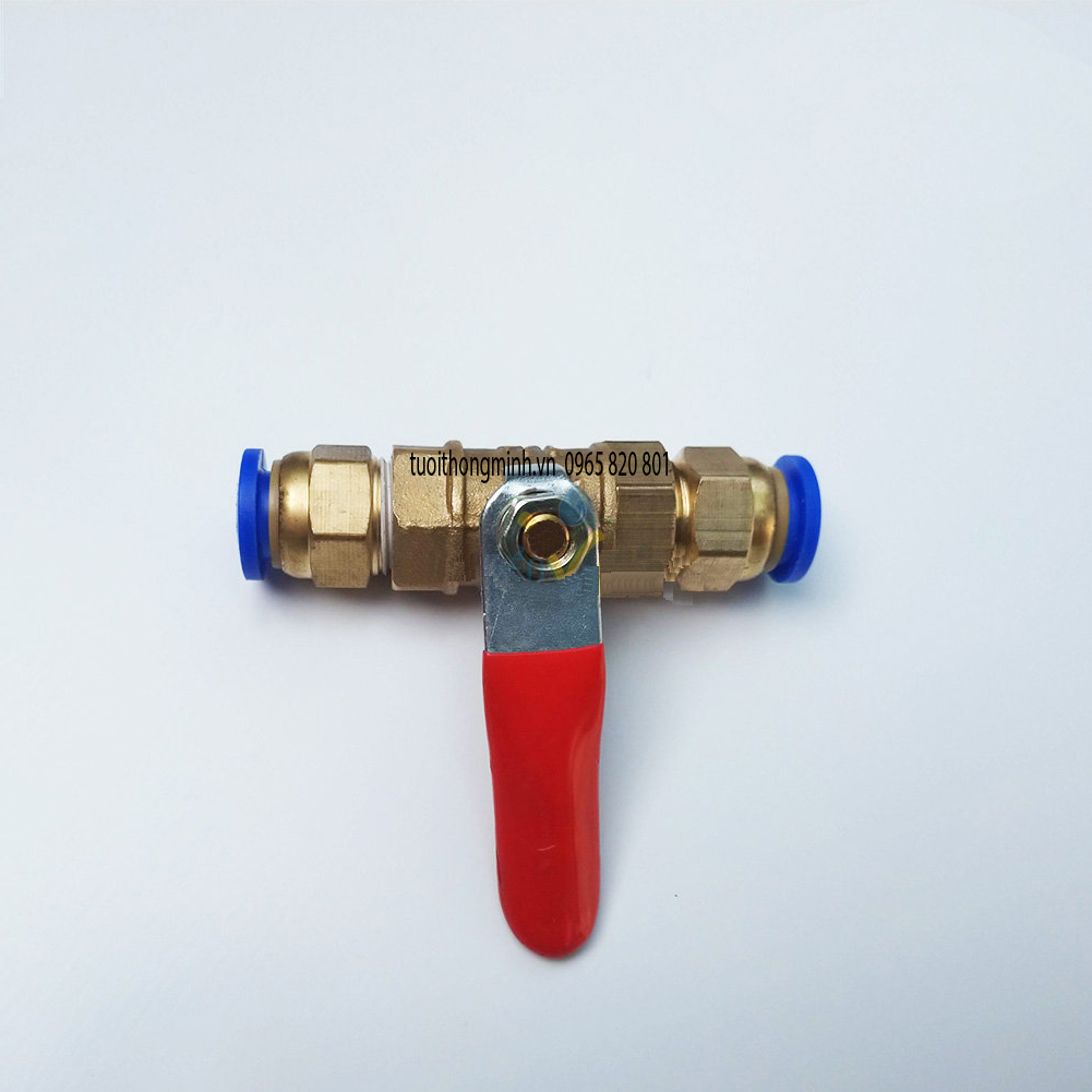 Khóa ống PU,PE 8mm ống phun sương
