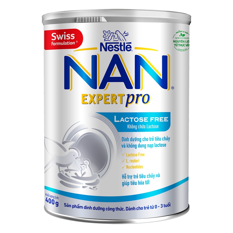 (HSD T4-2025) Sữa Bột Nestle Nan EXPERT Pro Lactose Free 380g.