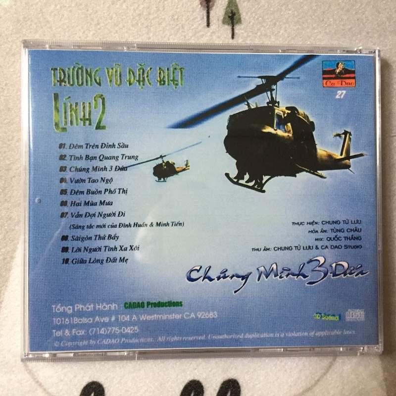 [Hcm]Combo of 3 Cds of Truong Vu by Ca Dao Center