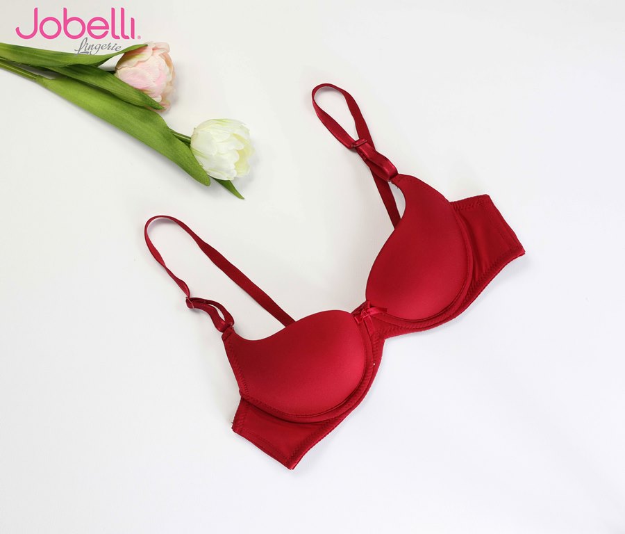 Áo lót nữ trơn, cúp xéo, mút mỏng Jobelli A2323