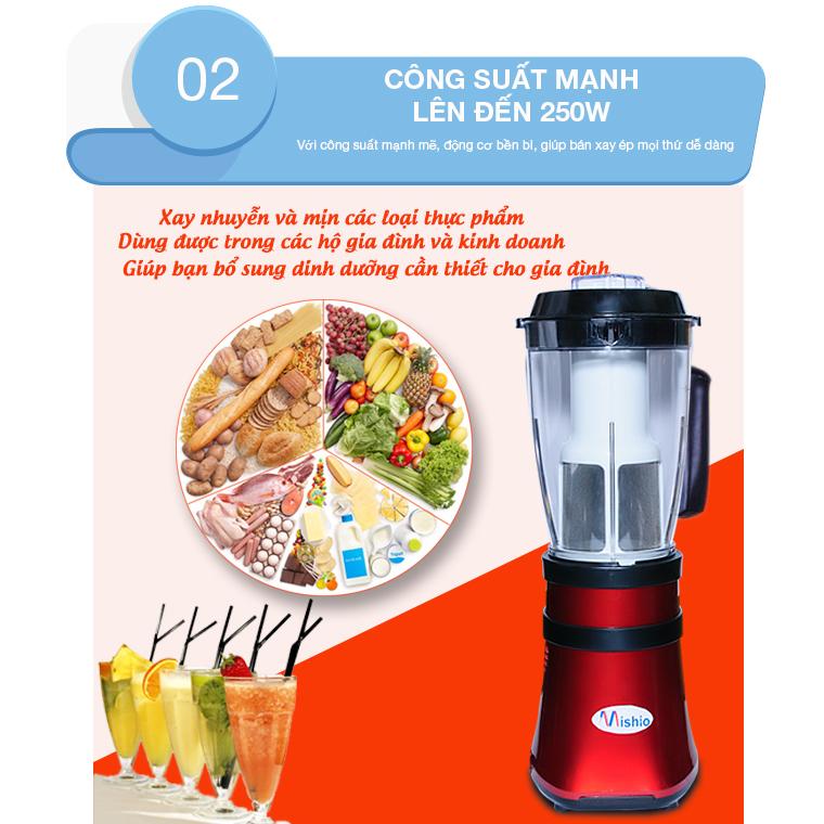 [HCM]Máy Xay Cắt Ép Đa Năng (Mishio)