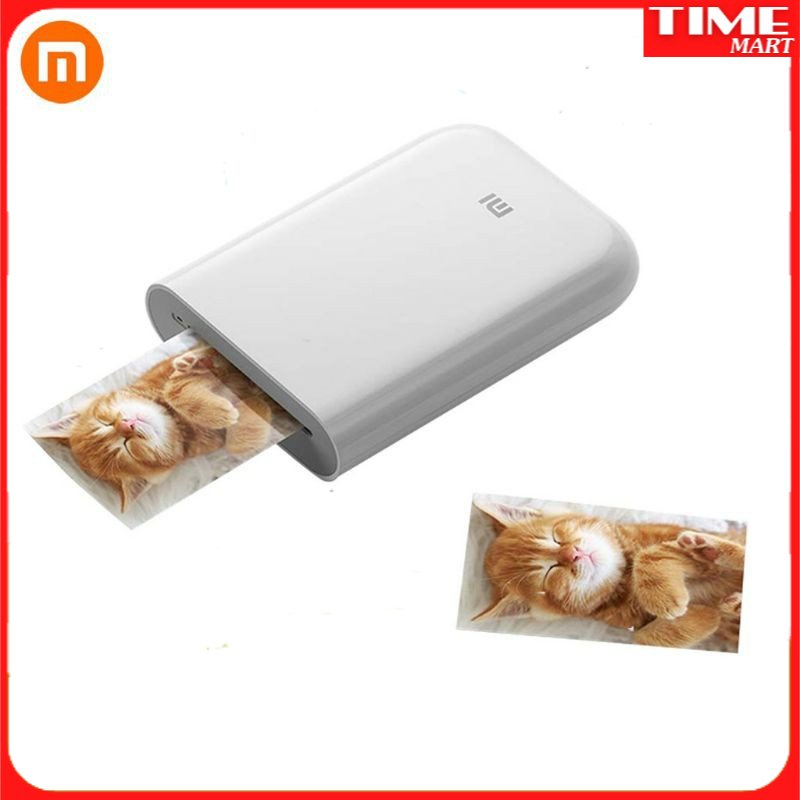 [CHÍNH HÃNG] Máy in ảnh đa màu thông minh DIY mini cầm tay XIAOMI 300dpi 500mAh [TIME_MART siêu thị tiện ích gia đình]