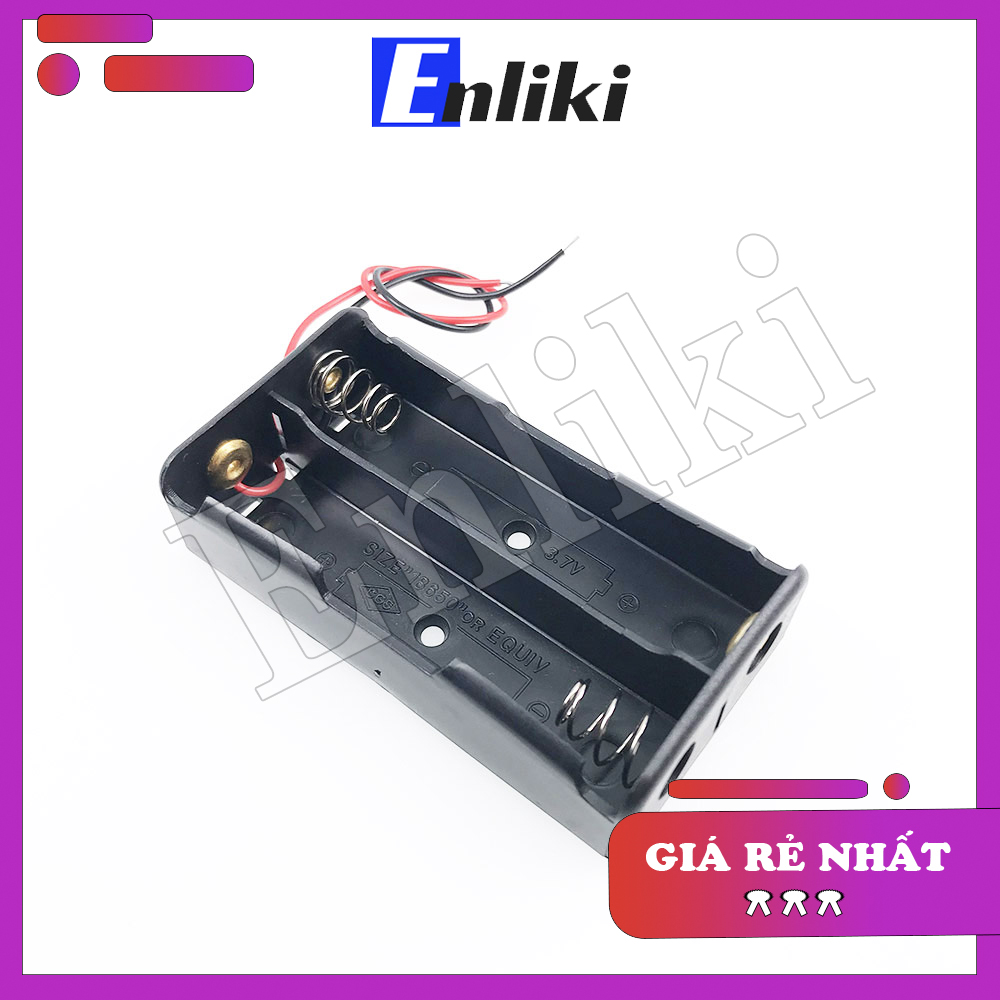 Đế Pin 18650 2P Đấu Nối Tiếp