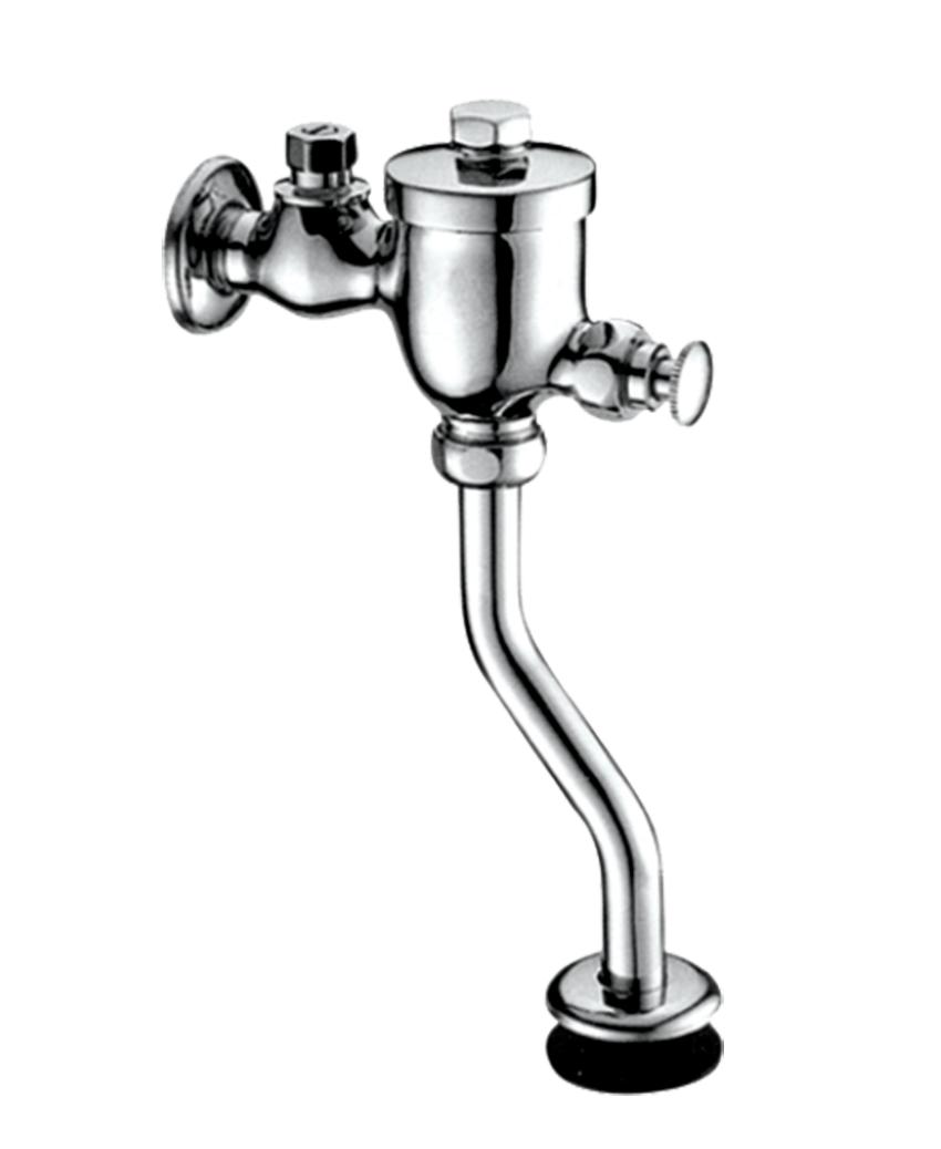 [HCM]Vòi nhấn xả tiểu nam Đồng mạ Chrome XT - 01 (Trắng bạc)