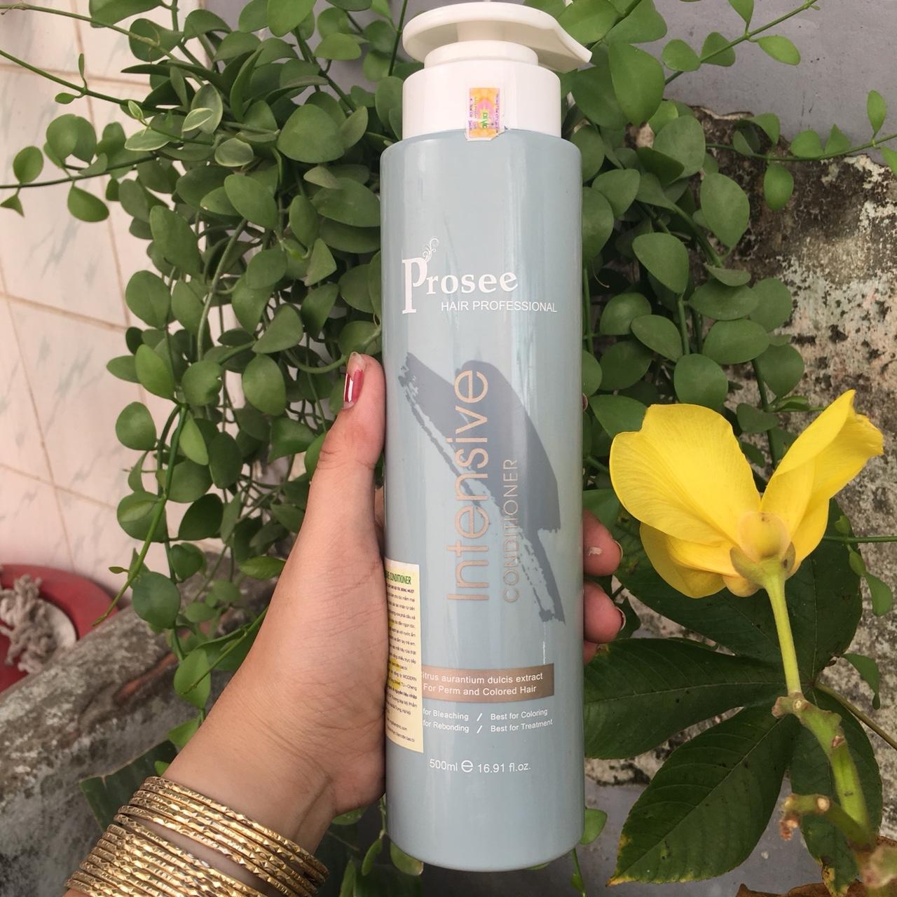 Dầu xả dưỡng ẩm giúp tóc bóng mượt prosee intensive conditioner 500ml