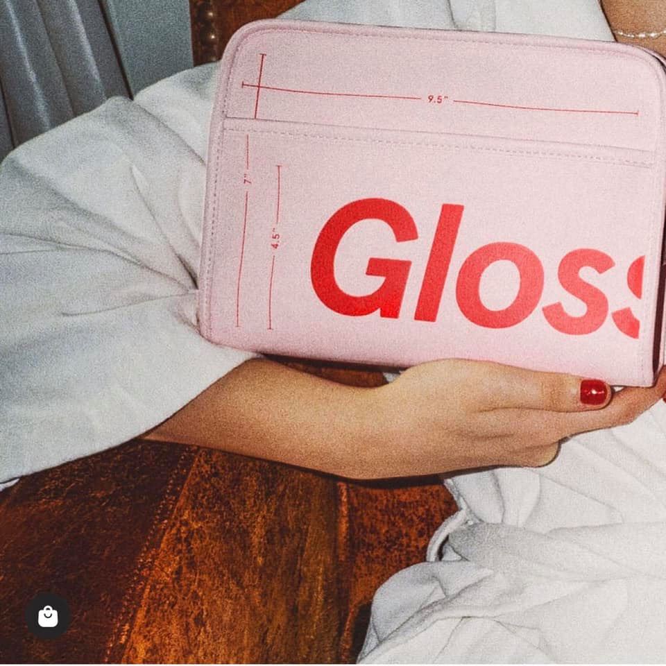 [HCM]Túi đựng mỹ phẩm Makeup bag Glossier