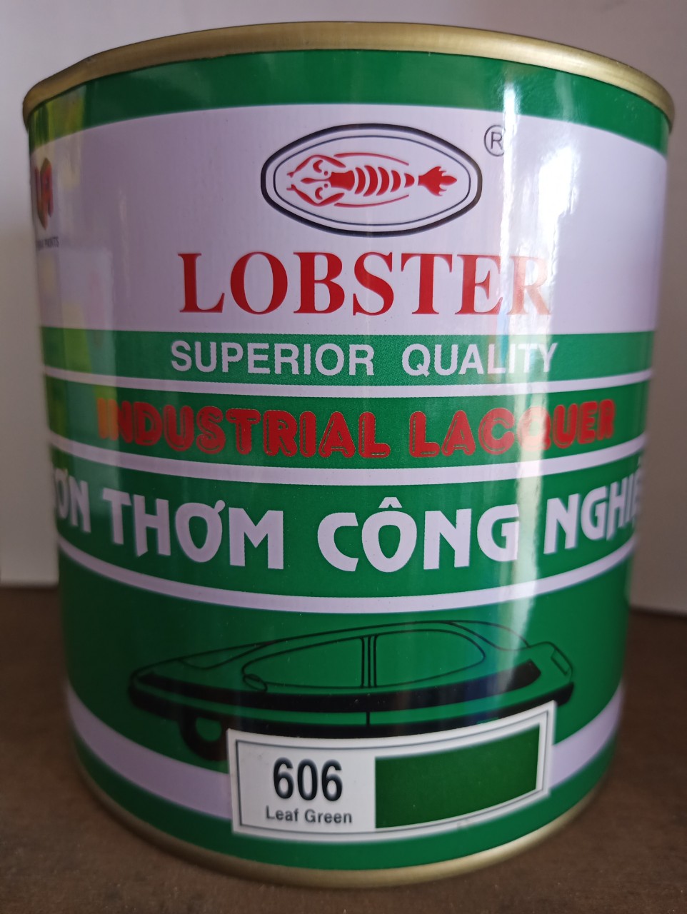 SƠN THƠM CÔNG NGHIỆP LOBSTER 800ML XANH LÁ (606)
