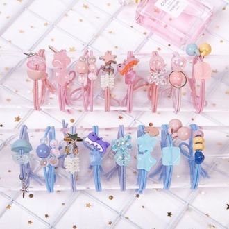 Set 8 Dây Cột Tóc Nữ/ Cột Tóc Nữ Siêu Dễ Thương