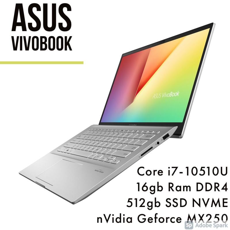 Bảng giá Laptop Asus Vivobook S431 Core i7-10510U, 16gb Ram, 512gb SSD, nvidia MX250, 14” Full HD sRGB hàng nhập khẩu Phong Vũ