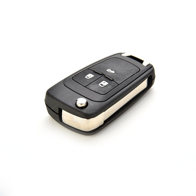 Vỏ chìa khóa chevrolet 3 nút bấm chìa khóa gập